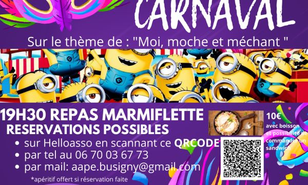 L'AAPE organise son carnaval